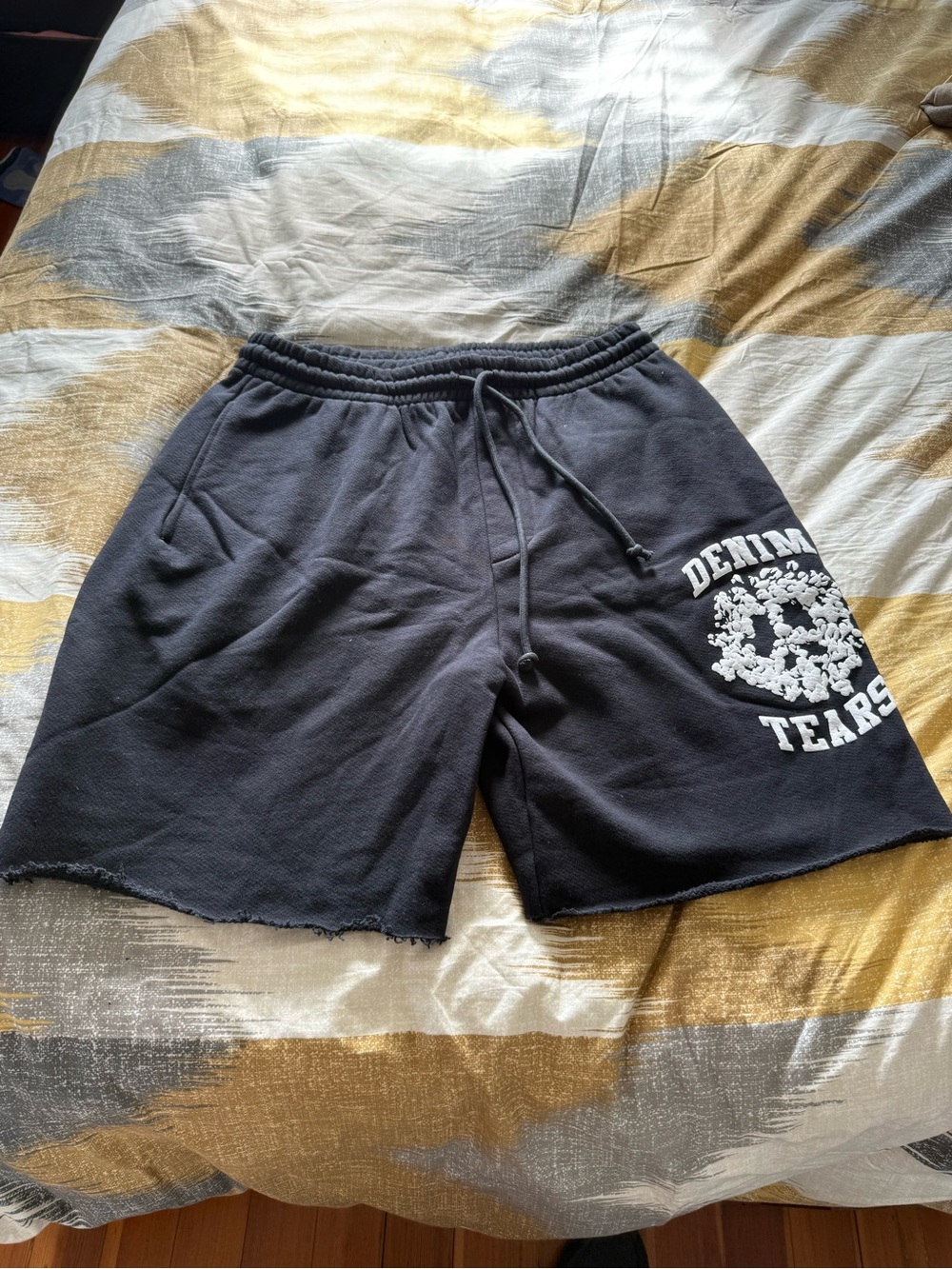 Denim Tears University Black Men's Athletic Sweatshorts size XL